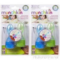 Munchkin Click Lock Food Pouch Spoon Tips - 2 Ea colors may vary - B00JR9D778